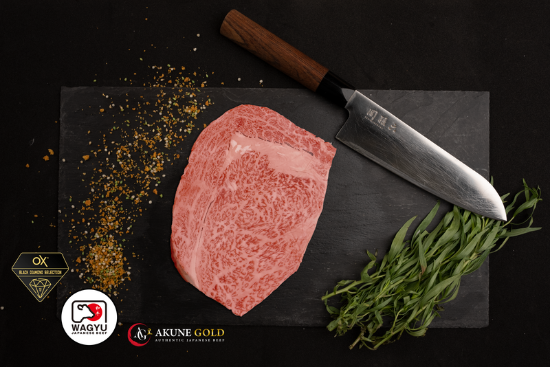 Japanse A5 Wagyu Akune Gold Rundvlees Ribeye Steak